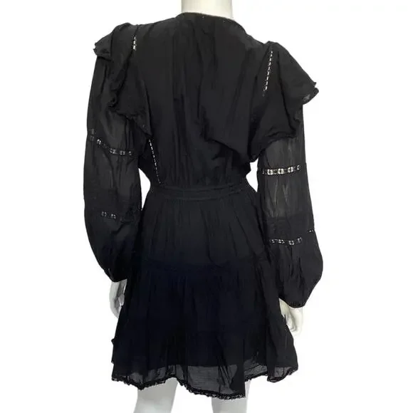 Little Moon 'Monaco' Black Dress Size S - Picture 3 of 4